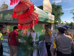 Kapolres Tabanan Cek Pos Pelayanan Selabih Ops Ketupat Agung 2024
