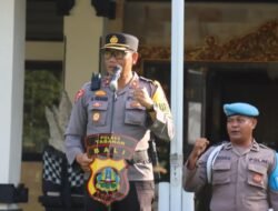 Karendal Ops Pimpin Apel Pagi Personil Ops Ketupat Agung 2024 ” Tingkatkan Laporan SOT 