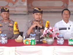 Kapolres Tabanan Melaksanakan Jum’at Curhat Dengan Masyarakat Desa Bajra