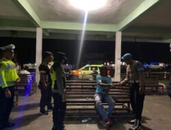 Antisipasi Kejahatan Malam Hari Jelang Lebaran, Polres Tabanan Gencarkan Blue Light Patrol