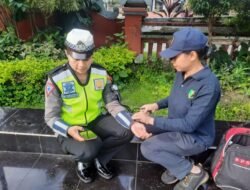 Subsatgas Dokes Polres Tabanan Berikan Pelayanan Kesehatan, Ops Ketupat Agung 2024
