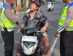 Satgas III Ops Ketupat Agung 2024 Polres Karangasem Patroli Pengaturan dan Rekayasa Lalin