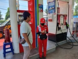 Personil Sat Intelkam Polres Karangasem Melaksanakan Kegiatan Pemantauan Stok BBM SPBU di Daerah Hukum Polres Karangasem