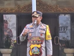Kasatgas II Preventif Pimpin Apel Operasi Ketupat Agung-2024 dalam Rangka Pengamanan Hari Raya Idul Fitri 1445 H