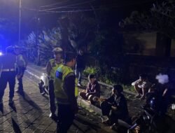 Polres Tabanan Gelar Patroli Blue Light Untuk Antisipasi Kerawanan Kegiatan Malam Minggu