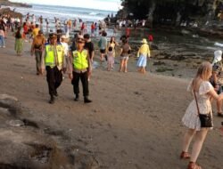 Libur Lebaran, Polres Tabanan Tingkatkan Pengamanan di Objek Wisata