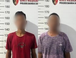 Polsek Banda Sakti Tangkap Dua Terduga Maisir Lempar Gelang di Pantai Jomblang