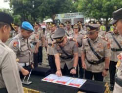 Kapolres Jembrana Gelar Upacara Sertijab, 11 Para Pejabat Polres Jembrana di Mutasikan