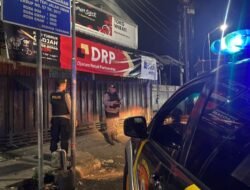 Sat Samapta Polres Tabanan Gelar Patroli KRYD di Seputaran Pertokoan Gajah Mada dan Pasar Tabanan