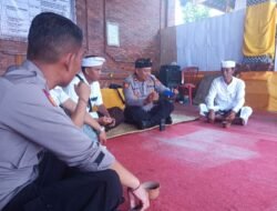 Safari Kamtibmas Kapolsek Baturiti dengan Tetap Utamakan Humanisme