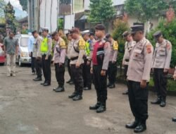 Awali Tugas, Wakapolsek Sidemen Polres Karangasem Pimpin Apel Pagi