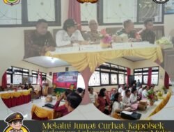 Melalui Jum’at Curhat, Kapolsek Sidemen Laksanakan Tatap Muka Bersama Perangkat Desa Serta Warga Sangkan Gunung