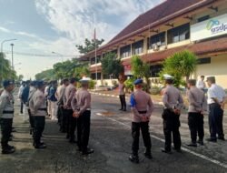 Satuan Polairud Polres Karangasem ikuti Simulasi Penanganan Bencana Alam di Pelabuhan Padangbai