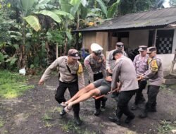 Wakapolsek Sidemen Pimpin Simulasi Kesiap Siagaan Bencana
