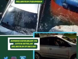 Mobil Jatuh ke Laut Saat Proses Bongkar Muat di Pelabuhan Padangbai