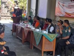 Kapolsek Kubu Mewakili Kapolres Karangasem Hadiri Giat Penyerahan Simbolis Berita Acara Serah Terima Bantuan Bedah Rumah di Desa Ban