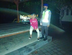 Blue Light Patrol Satuan Polairud Polres Karangasem, Sekaligus Polmas di Kawasan Obyek Wisata
