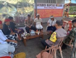 Program Polsek Seltim Mesari Dalam Giat Peresmian Rumah Produksi Bumdes Bantas Mesari di Bantas Seltim Tabanan