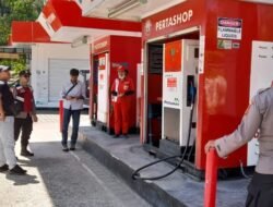 Patroli Polsek Abang Laksanakan Pemantauan Pertashop Desa Culik