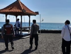 Patroli Polsek Abang Sambangi Objek Wisata Pantai Amed