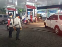 Blue Light Patrol Polsek Abang Sambangi Objek Vital Wilayah Hukum Abang