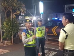 Patroli “Blue Light”, Cegah Tindakan Kriminalitas Di Wilayah Hukum Polsek Selemadeg