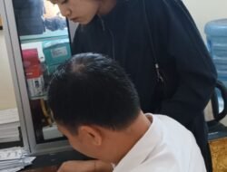 Urident Sat Reskrim Polres Karangasem Berikan Pelayanan Sidik Jari