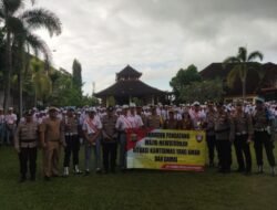 Kasat Binmas Dampingi Kapolres Karangasem Dalam Giat Police Goes To School di SMAN 2 Amlapura