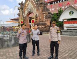 Kapolsek Tabanan Pimpin Team UKL (Unit Kecil Lengkap) Laksanakan Pengamanan Kegiatan Angelus Bhuana dari Badung untuk Bali
