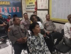 Polsek Padangbai Gelar Nobar Untuk Dukung Garuda Muda Melawan Uzbekistan dalam Semi Final Piala Asia U23