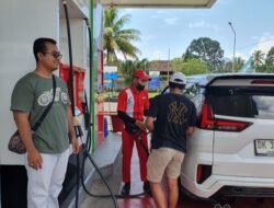 Unit II Bidang Ekonomi Sat Intelkam Polres Karangasem Monitoring Stok BBM di Beberapa SPBU di Daerah Hukum Polres Karangasem
