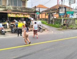 Strong Point Polsek Selemadeg, Ciptakan Situasi Aman dan Kondusif Pagi Hari