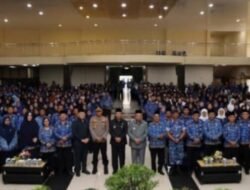 Kapolres Belitung Timur Hadiri Upacara Hardiknas tahun 2024 di Auditorium Zahari MZ