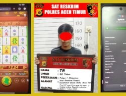 Patroli Wilayah, Kapolsek Banda Alam amankan Pelaku Tindak Pidana Judi Online