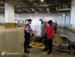 Sampaikan Imbauan Kamtibmas, Polsubsektor Terminal 3 Sambangi Area Make Up