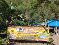 Polisi Rutin Lakukan Sosialisasi Cegah Karhutla Di Kabupaten Aceh Tengah