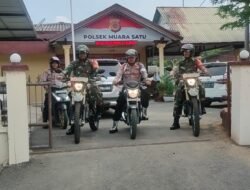Patroli Gabungan : Upaya Polsek Muara Satu Tingkatkan Keamanan