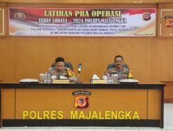 Kapolres Majalengka Pimpin Latihan Pra Operasi Jaran Lodaya 2024 untuk Penanggulangan Pencurian Kendaraan Bermotor