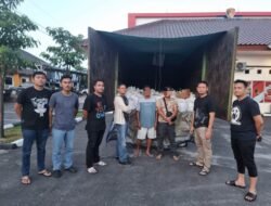 Truk Bermuatan Ratusan Kampil Pasir Timah Ilegal Diamankan Polda Babel, Sopir Dan Kernet Hingga Pemilik Ditangkap