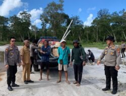 Tim Gabungan Polres Bersama Polsek Manggar Amankan Penambang Robin Suntik Tanpa Izin