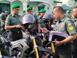 Kodim 0103/Aceh Utara Terima Kunjungan Kerja Tim Wasgiat Bidang Logistik Kodam IM.