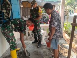 Kemanusiaan Terus Berkobar, Satgas TMMD 120 Kodim 0816/Sidoarjo Rampungkan Renovasi Rumah Layak Huni di Desa Penambangan