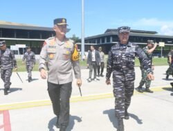 Gelar Apel Pasukan Satgaspamwil Jatim Dihadiri Kaskoarmada II