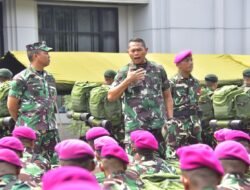 Wadan Kormar Dampingi Kasum Tni Riksiapops Satgas Pamtas RI-PNG