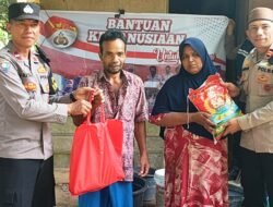 Kapolsek Pantee Bidari Polres Aceh Timur Bantu Warga Kurang Mampu