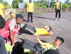 Polres Teluk Wondama Gelar Tes Kesamaptaan Jasmani Berkala Semester 1 Tahun 2024