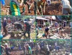 Babinsa desa Darungan,PPM Maran Tanggul,Pemdes Darungan dan Masyarakat Swadaya Bangun Musholla Miftahul Ulum.