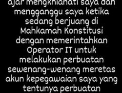 Merasa dikhianati dan menggangu kehidupannya, membuat oknum Jaksa di Kejari Tapael “Kuliti” Pimpinan