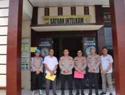 Waka Polres Mesuji Di Dampingi Kasi Was Dan Kasi Provam Melakukan Inspeksi Mendadak (Sidak) Di Ruang Pelayanan Publik Mapolres Setempat