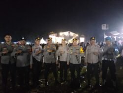 Kapolres Mesuji Bersama Jajaran Dan Stakeholder Melaksana Kan Pengamanan Dalam Acara Peluncuran Pemilihan Bupati Dan Wakil Bupati Kabupaten Mesuji Tahun 2024